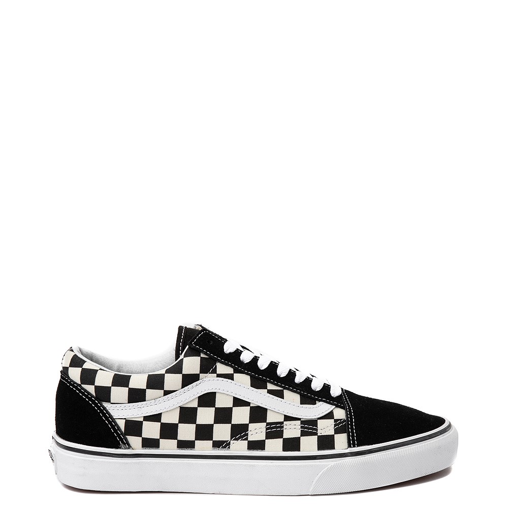 vans checkered lace shoes