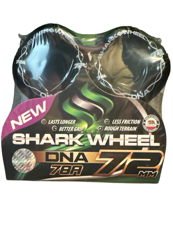 SHARK WHEEL 72MM, 78A DNA BLACK