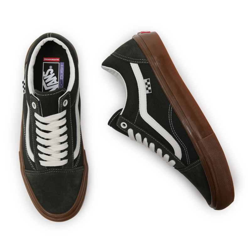 Vans old skool pro hotsell brown gum