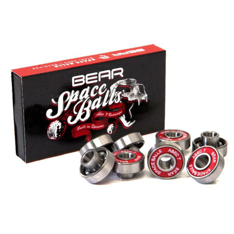 Bear SPACEBALLS ABEC 7 BEARING (Built in Spacers) 8mm