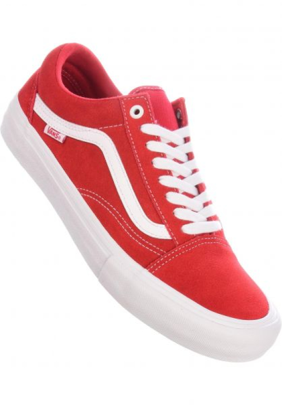 Vans old 2024 skool suede red